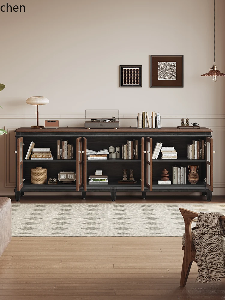 

QZT Solid Wood TV Cabinet Living Room Home Use Homestay White Ash Wood Round Table