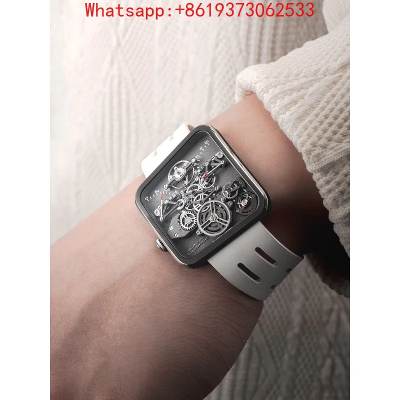 Customized Joint Automatic Mechanical Watch Jinghong Zhiwat 20G Titanium Alloy Version White