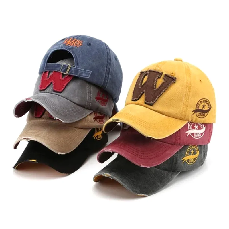 New Baseball Cap W Letter Embroidered Duck Cap Summer Outdoor Sun Protection Tidal Cap