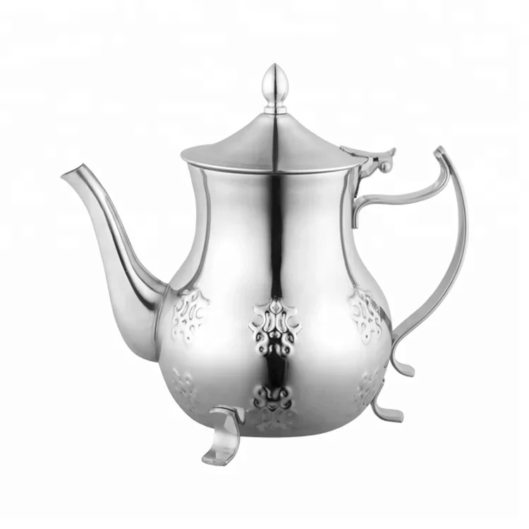 

Hot Item Style Pear Shape Unique Pattern Royal Design Durable Big Capacity Color Customized Coffee Pot Tea Pot