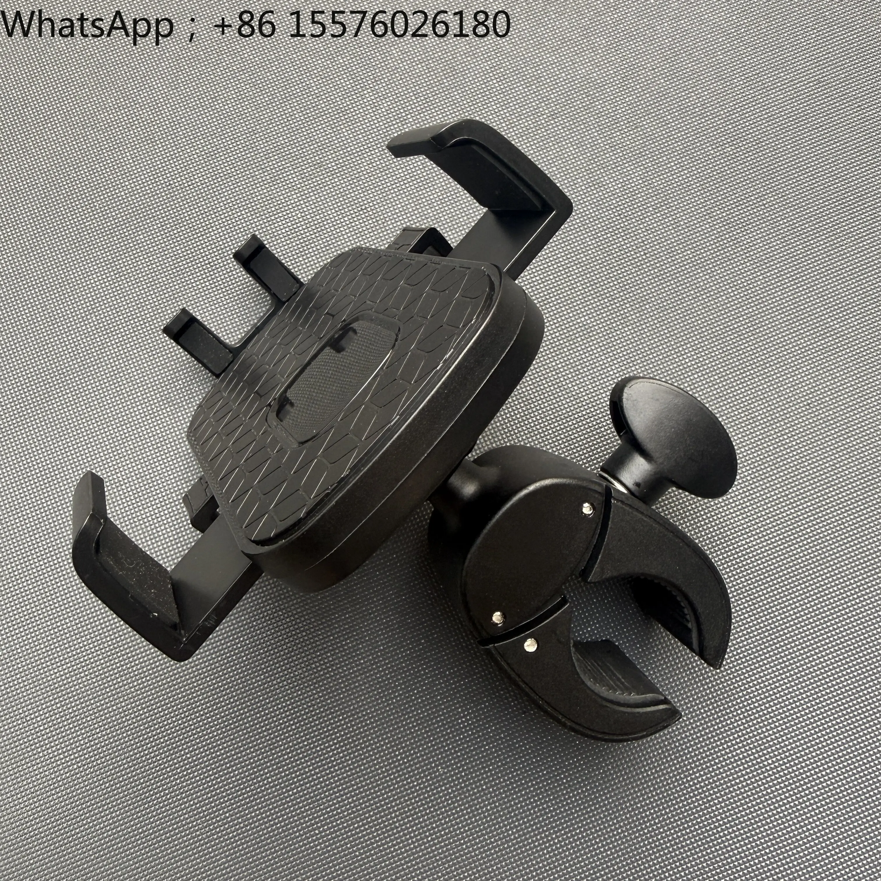 Universal Round Tube Clip Electric Vehicle Rearview Mirror Fixing Bracket Mobile Phone Clip Round Tube Rack Fixing Mobile Phone