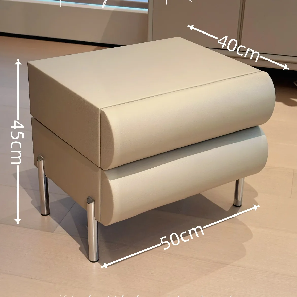 Moderner Luxus-Nachttisch aus massivem Holz, einzigartiges Design, Nachttisch für Schlafzimmer, Esszimmer, Hotel, Wohnzimmer, Wohnmöbel, verstellbar