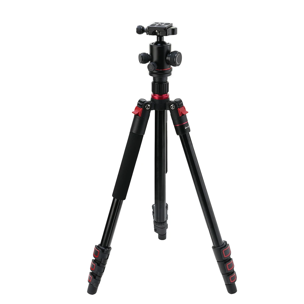 

Q530 Professional Camera Tripod with Phone Mount 65" DSLR Tripod for Travel Lightweight Ball Head Tripod Detachable Monopod Trip