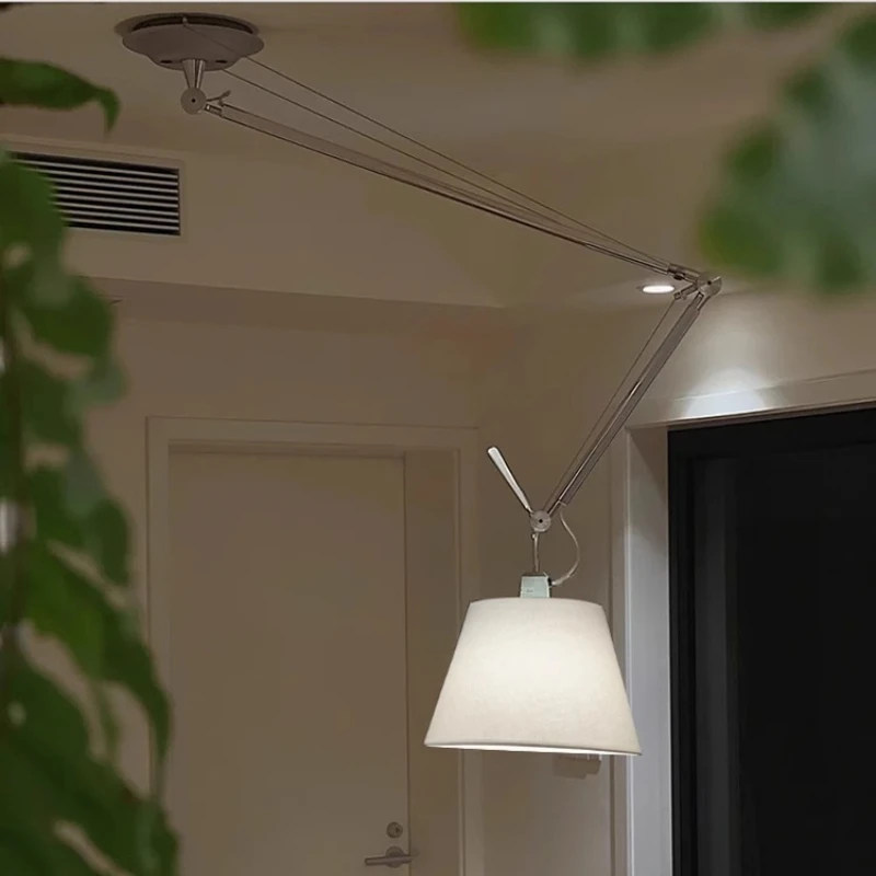 Rocker chandelier displaceable dining room study bedroom folding ambient light