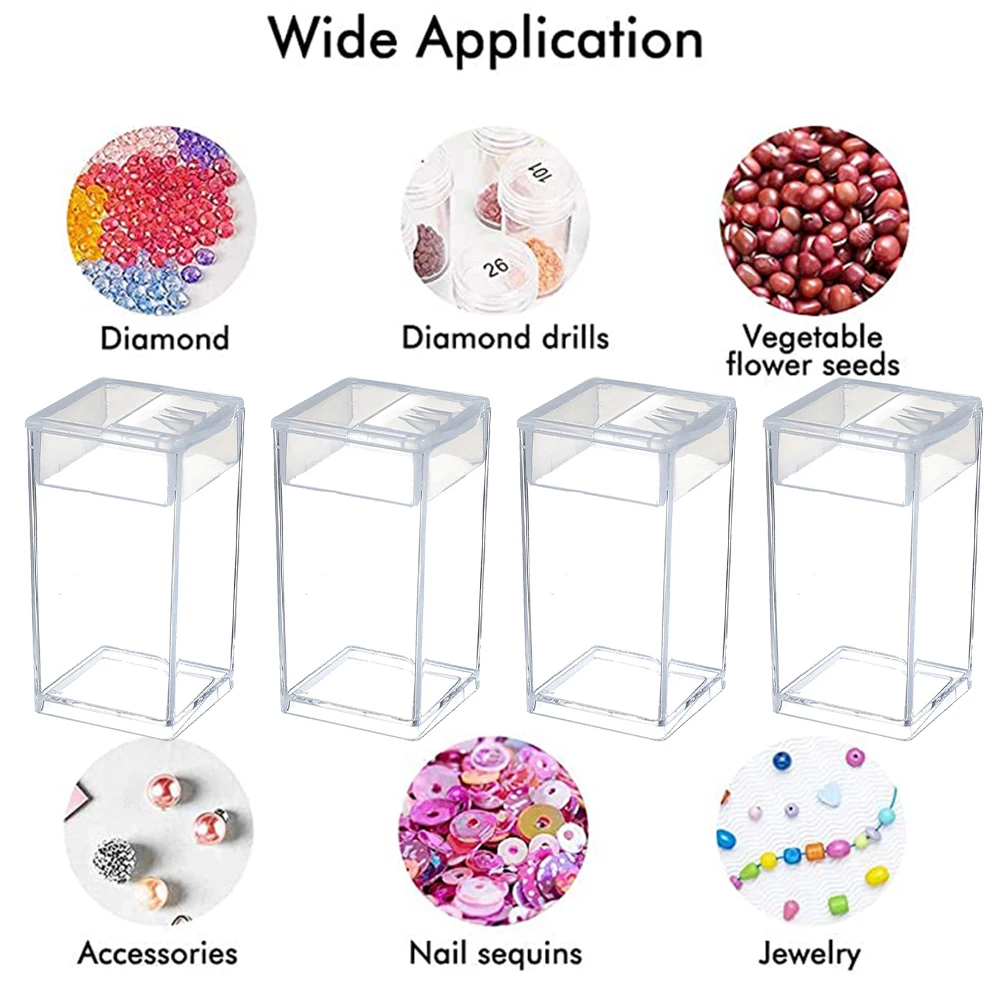 Diamant-Mal material Multifunktion behälter Behälter zur Arbeit Perlen Flaschen Farbe Aufbewahrung sbox Tabletts Perle Zubehör Wachs