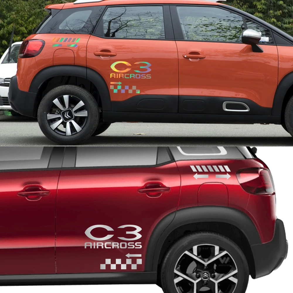 CITROEN C3 AIRCROSS ウィンドウバイザー Window deflectors for CITROEN C3 AIRCROSS 2017-up 2pcs (front