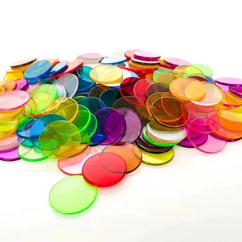 Thickness 3mm Colorful Translucent Acrylic Disc Round Sheet Acrylic Decorative Board Plexiglass Circular Plate DIY Customized