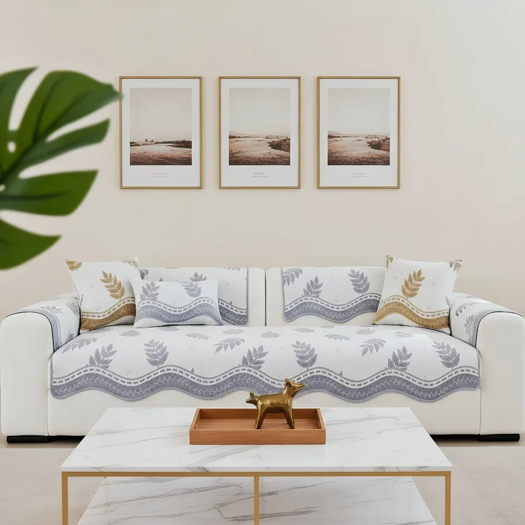 Chenier Special-shaped Sofa Cushion Universal in All Seasons Living Room 2026 New Non-slip One Piece Seat Cover High Quality
