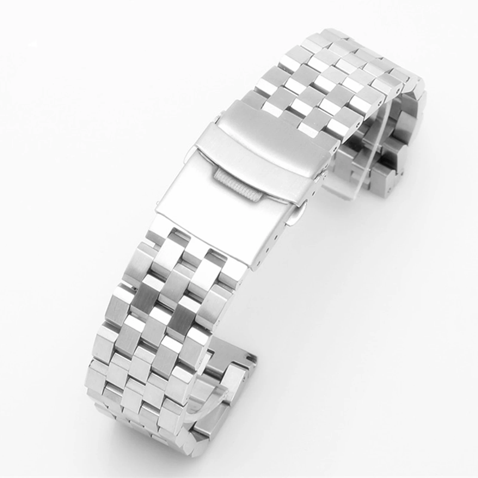 

Stainless Steel Watch Strap Bracelet 20mm 22mm 24mm Straight End Polish Bracelet Links Solid Metal Watchband Watch Accessories