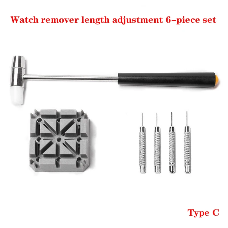Инструмент для демонтажа часов, устройство для отсечки часов, устройство для удаления длины часов, регулировка длины, набор из 6 предметов