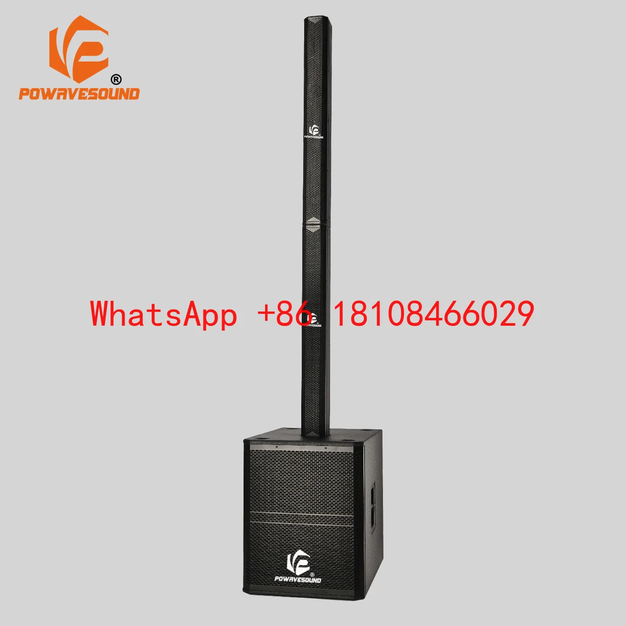 

Active Combo pa Speaker 2.1 Stereo Sound System with 18" Subwoofer & 3 Inch Column Line Array Speaker Top Satellite + Sub Set