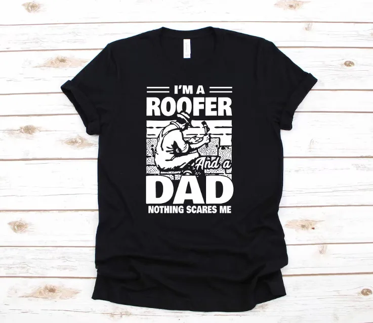 

Roofer Dad Funny Roofing Construction Shirt, Streetwear T-shirts,Gift For Family