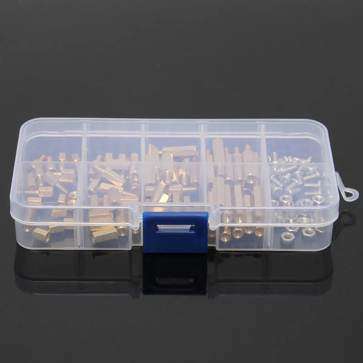120pcs M3 남성 여성 황동 16 진수 열 Standoff 지원 스페이서 기둥 M3 나사 너트 PCB 보드