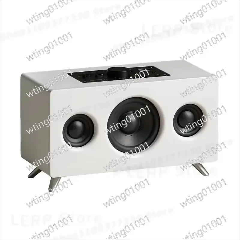 for Compact Portable Wireless 2.1CH Speaker with FM Radio Long Battery Life for Daily Commute
