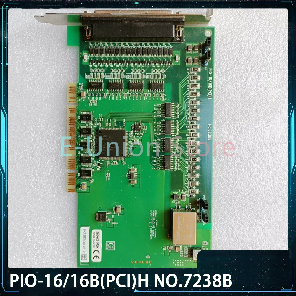 PIO-16/16B(PCI)H NO.7238B Computer Acquisition Card Works Perfectly