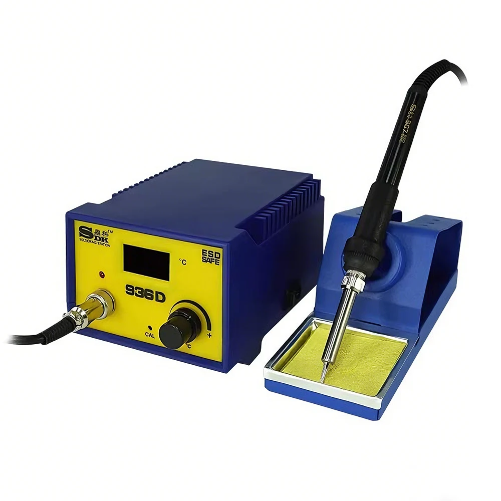 

DINGKKE 936D 60W Digital Dsplay Constant Temperature Welding Stations Adjustment C/F Sleep 200-480 for BGA Welding tool