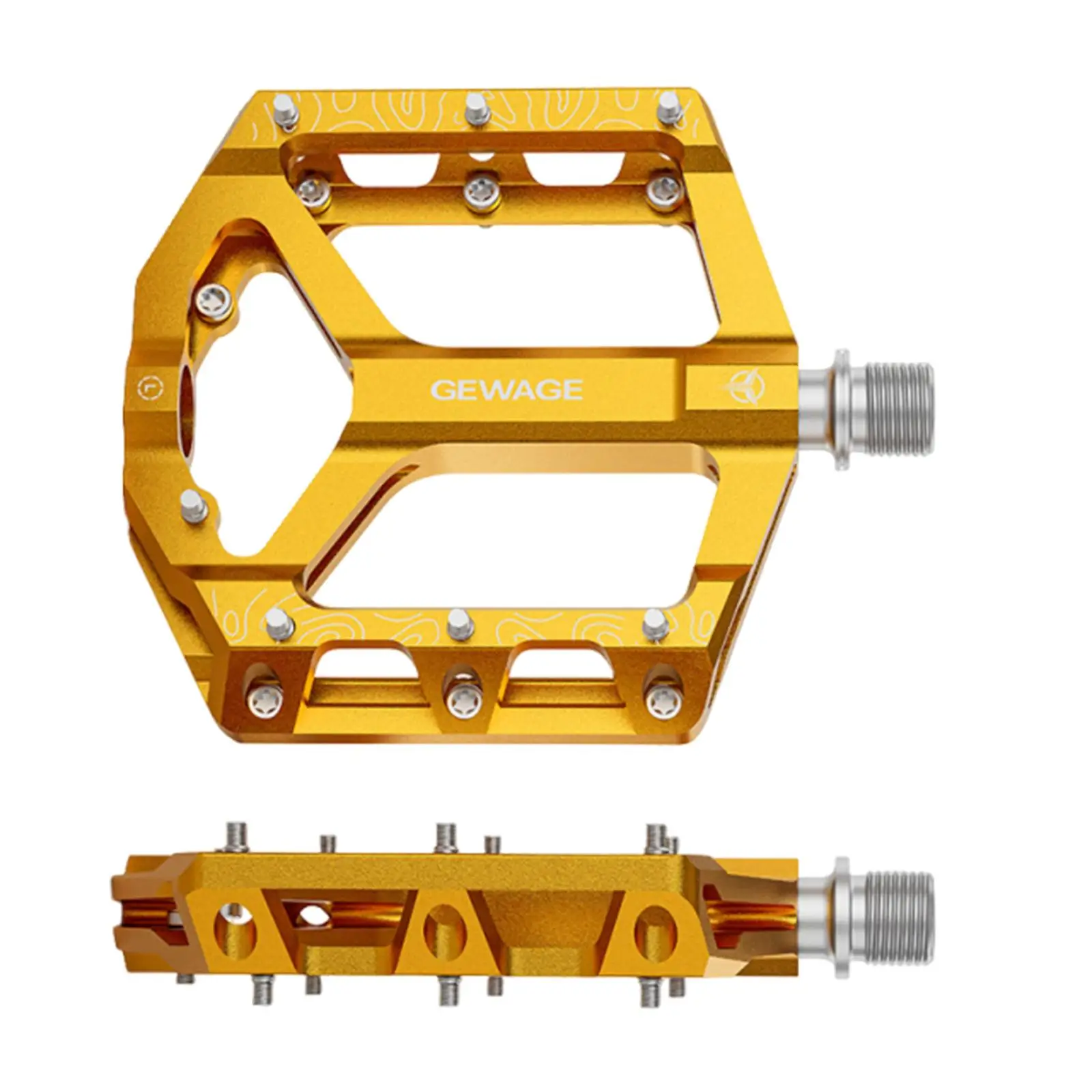 قطعتان من دواسات الدراجة لدواسات الدراجة القابلة للطي لإصلاح BMX