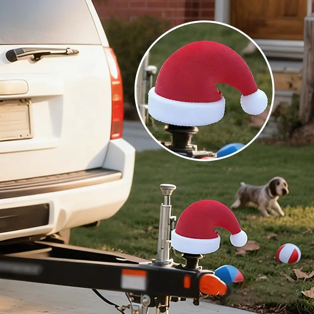 

Christmas Hat Trailer Tail Hanging Decoration Suitable For All Models Cute Creative Christmas Hat Car Trailer Pendant Decoration