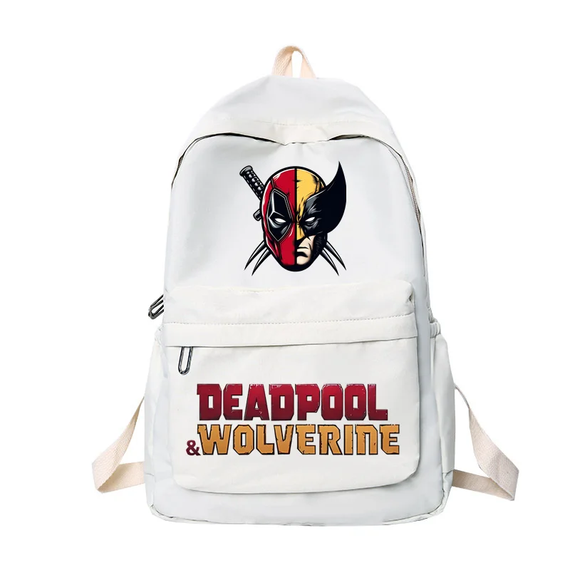 Deadpool & Wolverine Women Backpack Casual Backpack nylon Shoulder Bags New School Bag for Teenager Girls School Backapcks 2024