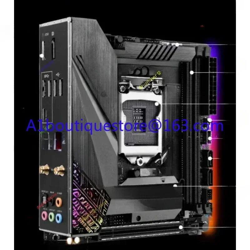 Z390 Motherboard ROG STRIX Z390-I GAMING Mini-ITX Motherboard LGA 1151 2×DDR4 M.2 PCI-E 3.0 USB3.1 HDMI，90%new