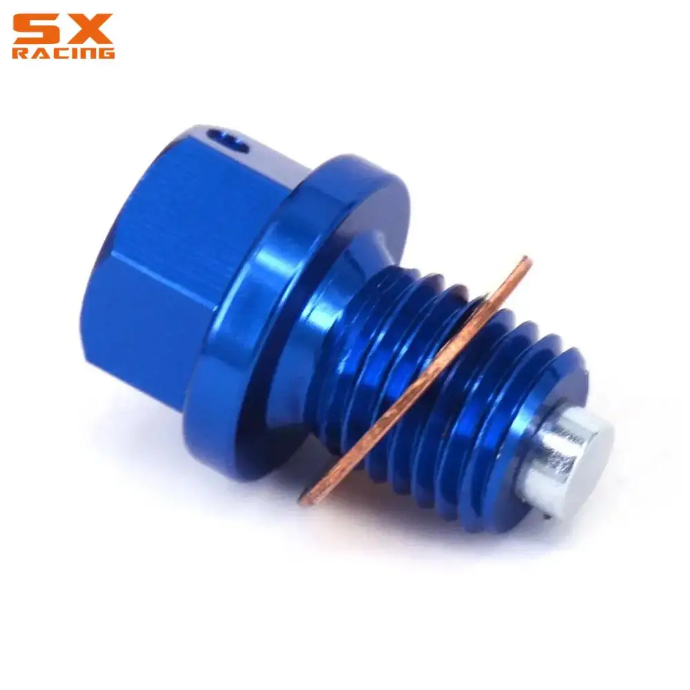 Motorcycle CNC M10*1.25 Billet Magnetic Frame Oil Drain Plug Bolt For YAMAHA YZ125 YZ250F YZ450F YZ250FX WR250F WR450F JFG