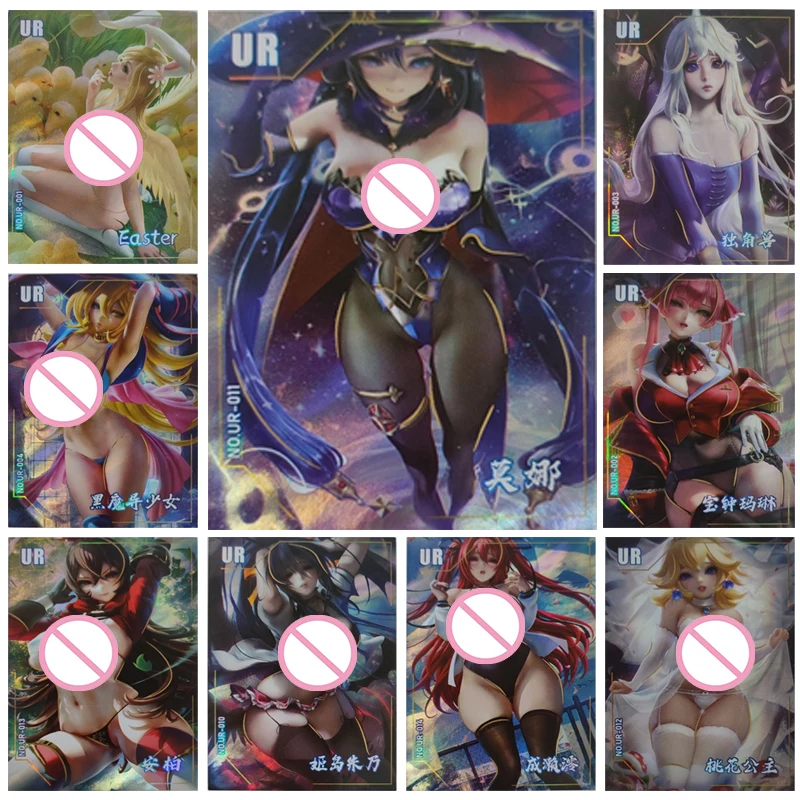 Goddess Story Sister of The Fallen City Black Magician Girl Mona Naruse Mio Hyuga Hinata Houshou Marine Ur Card Birthday Gifts