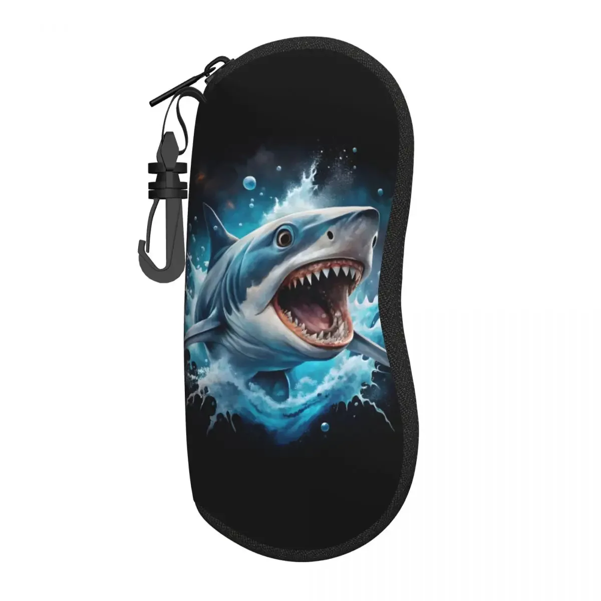 

Пользовательский чехол для очков с океанскими животными и акулами, мужской и женский мягкий защитный чехол для солнцезащитных очков