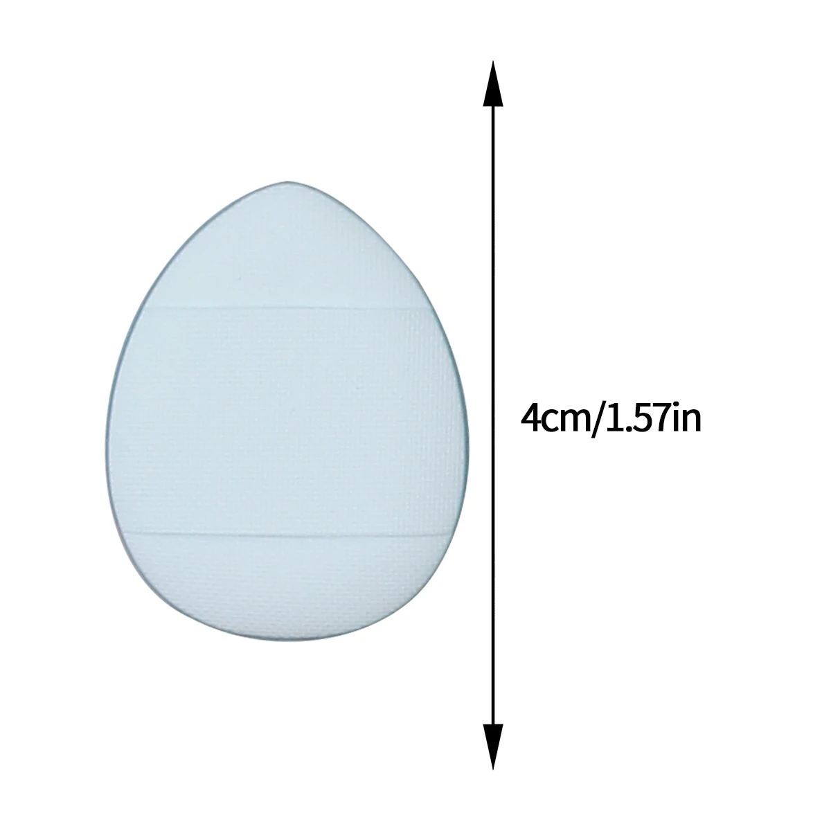 30PCS portable color-mixing makeup powder puff, soft air cushion thumb concealer powder puff, no powder sticking makeup tool