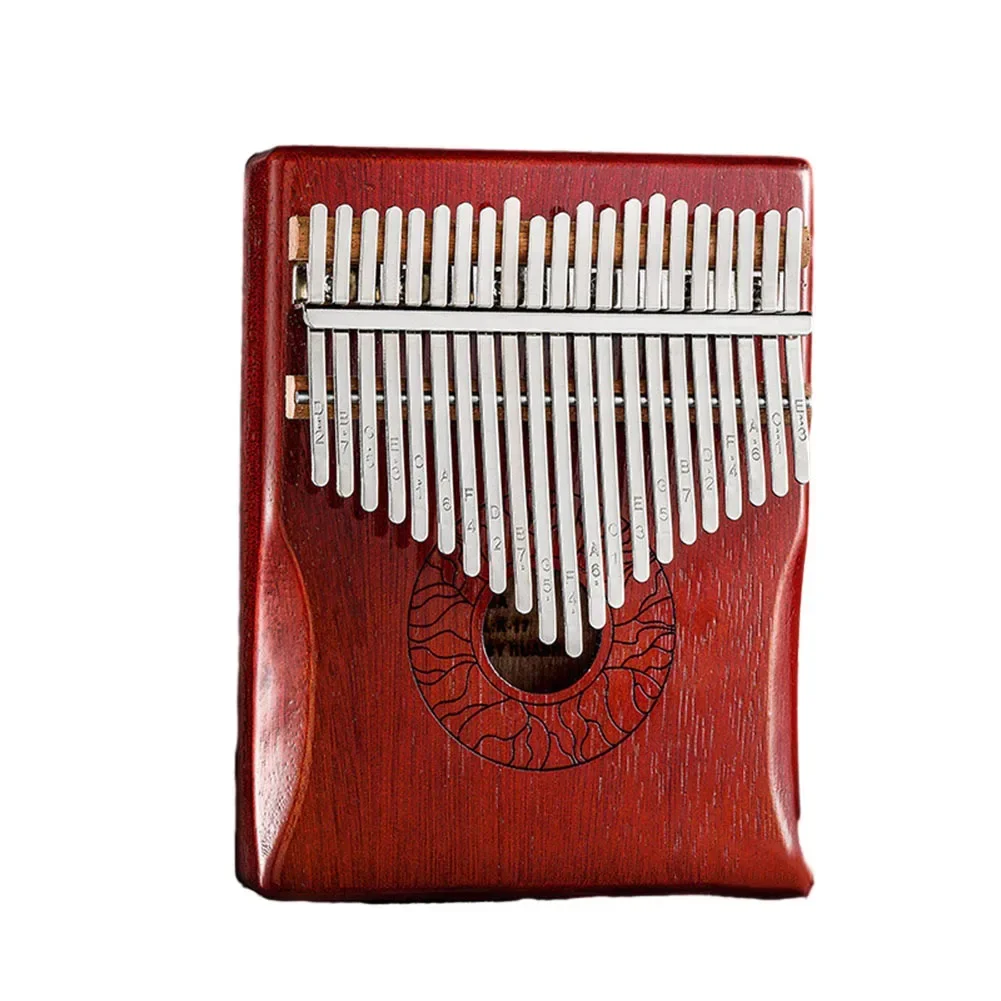 Kalimba Thumb Piano Solid Wood Tuning Hammer Wood 21 Keys Beginner Beginners Calimba Compact Finger Entertainment