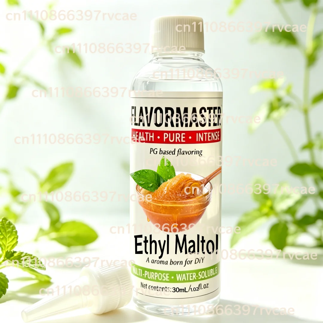 Water Soluble Ethyl Maltol Liquid Flavouring Concentrate Ingredients Safe Stable Sweetener Taste for DIY VP Juice Products