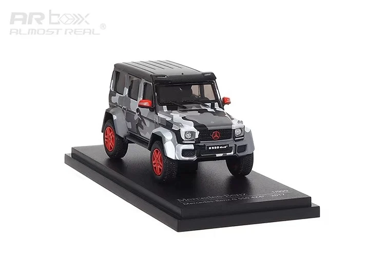 Mercedes-benz G550 4X4 2017, modelo de coche de simulación de fundición a presión de aleación de camuflaje, piezas de colección, juguetes para niños, regalos de vacaciones para niños, 1:64