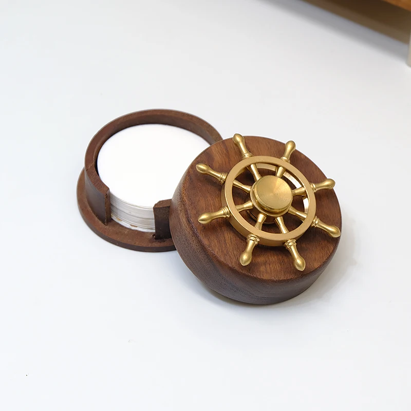 

Итальянский фильтр для кофе, коробка для хранения бумаги, орех, основание для хранения пыли из массива дерева, 58/53/51 мм, универсальная