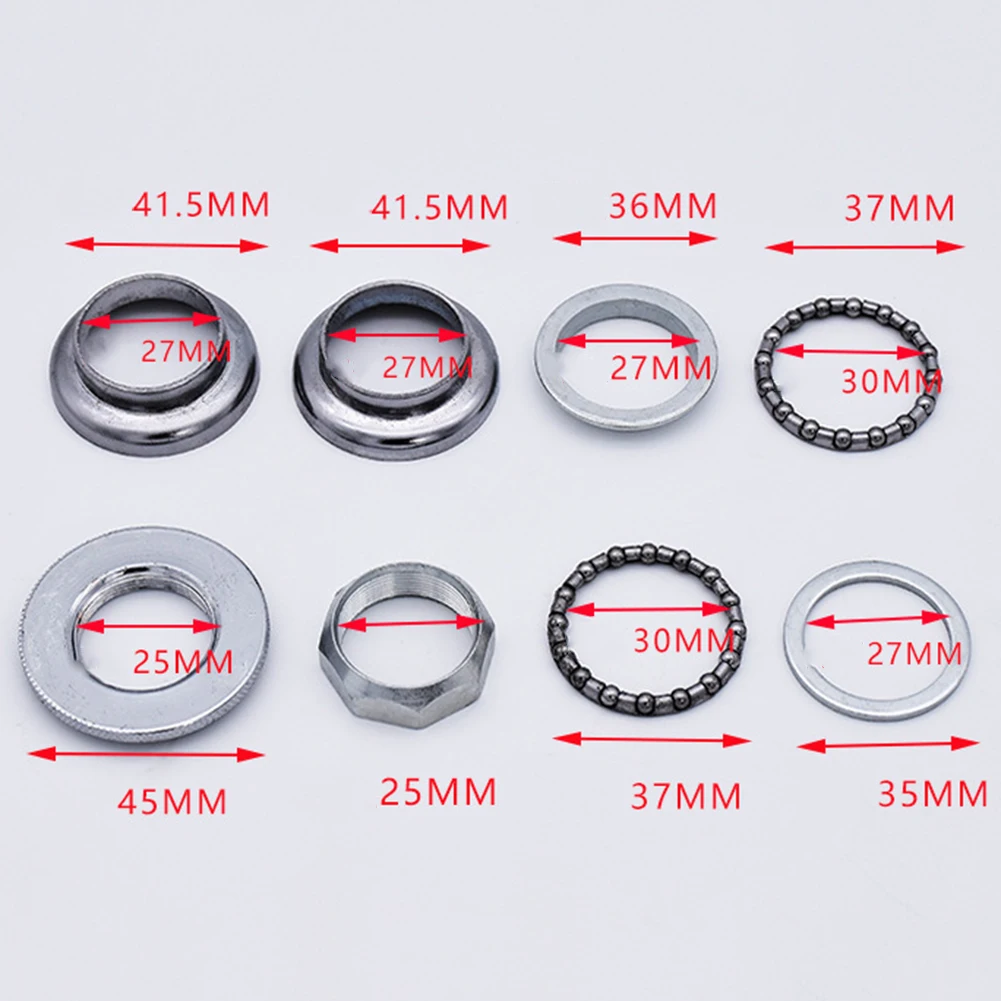 Set Lightweight E Bike Bicycle Headset Bike Headset Road Bike Steel Bicycle Compatibility Package Content Bicycle