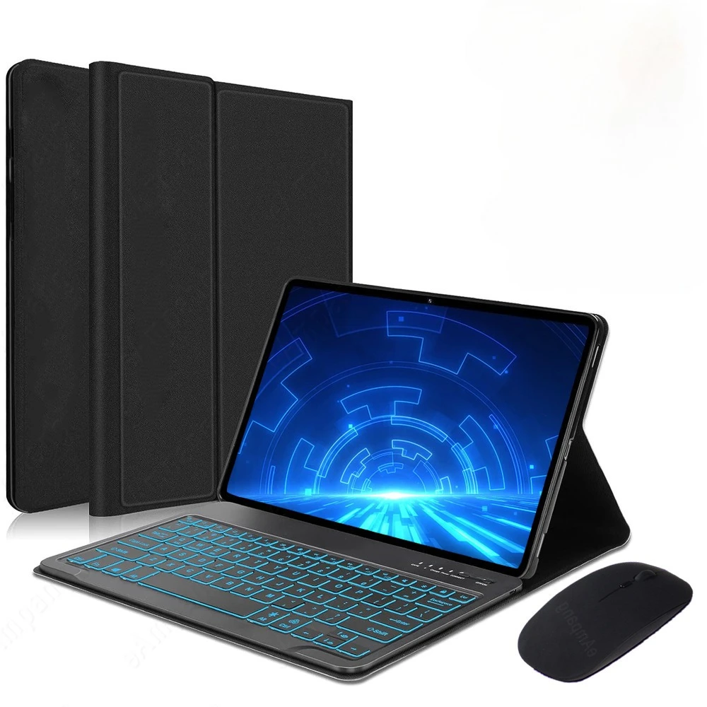 

For Lenovo Idea Tab Pro Case 12.7 Inch 2025 TB373FU With Keyboard Detachable Backlit Keyboard Case For Lenovo P12 2025 Funda