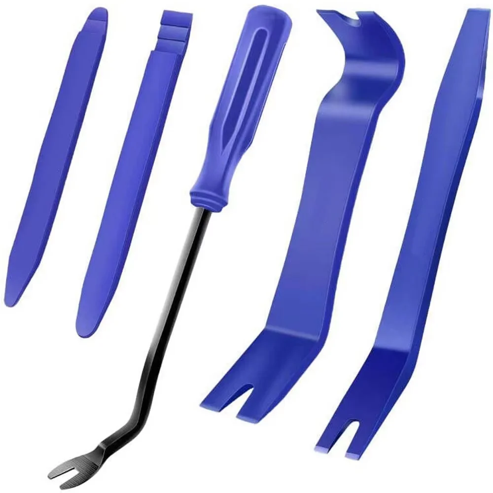 Auto Door Panel Trim Removal Tools Kit Car Interior Seesaw Conversion Repairing Blades Disassembly Plastic Clip Navigation Tool