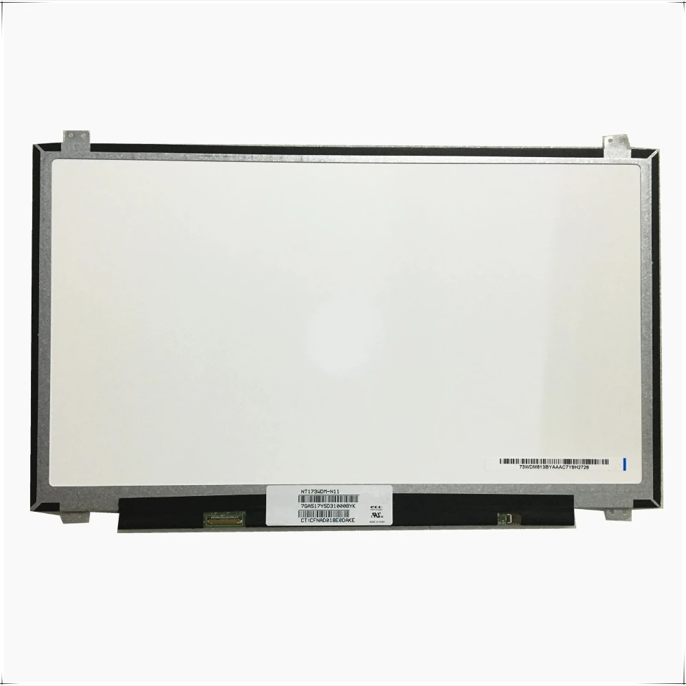 NT173WDM-N11 fit NT173WDM-N21 B173RTN02.2 B173RTN02.1 B173RTN02.0 17.3'' Laptop LCD Screen 1600*900 EDP 30 Pins