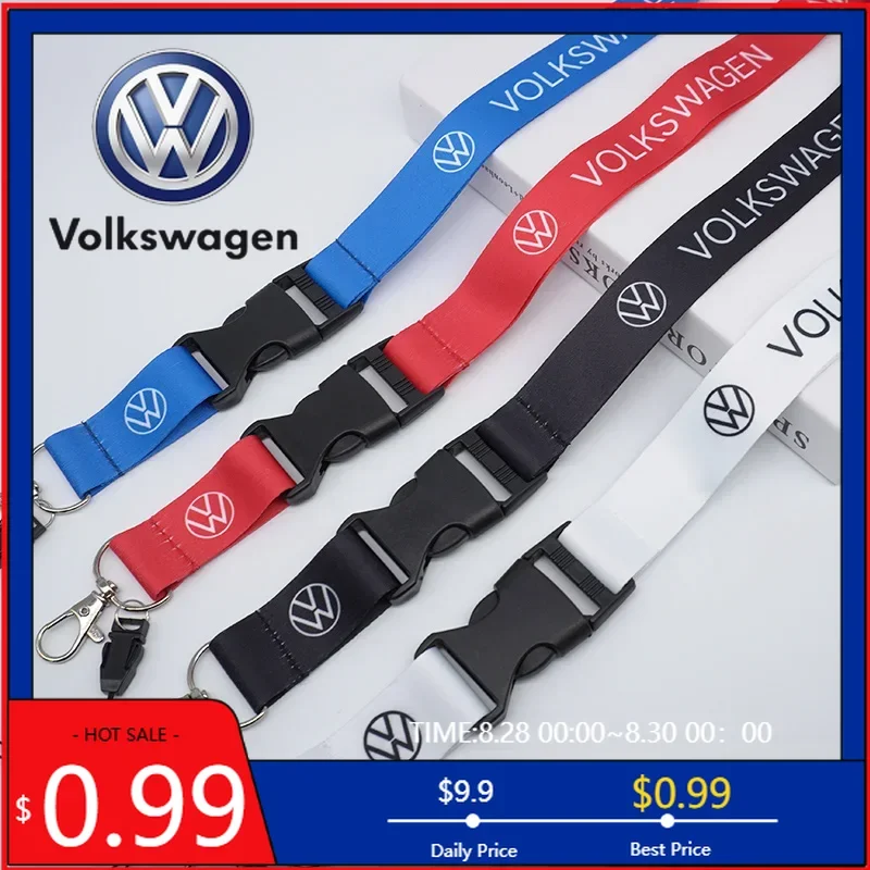 

Горячая новинка 2026: нейлоновый брелок-шнурок для ключей VW для Volkswagen Golf, Polo, Tiguan, Passat, Jetta, Touran, TSI, TDI, R32, MK4, GTI – автомобильный декор