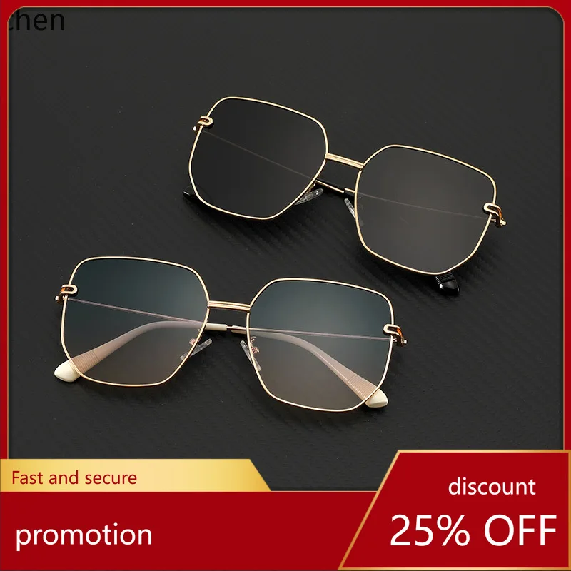 

ZML New Metal High-End Sunglasses for Women, Sun Polarized Sunglasses, Retro Style, Face Slimming, UV Protection Sunglasses