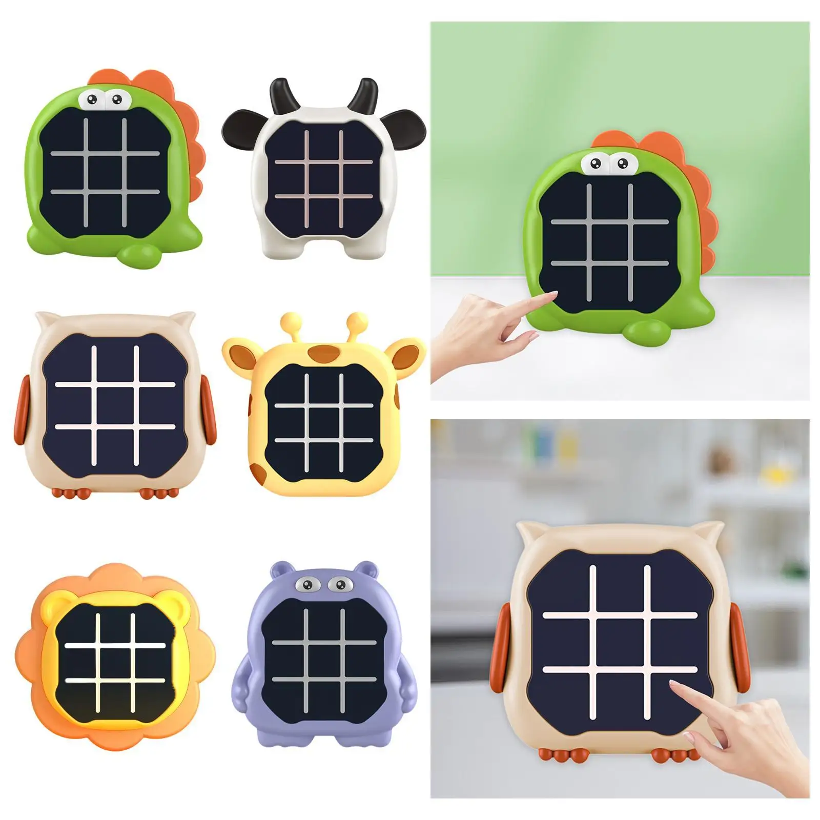 Multi Mode Puzzle Game Console Animal Theme Board Memory Game Travel Portable Children’s Toy for Family - view 5