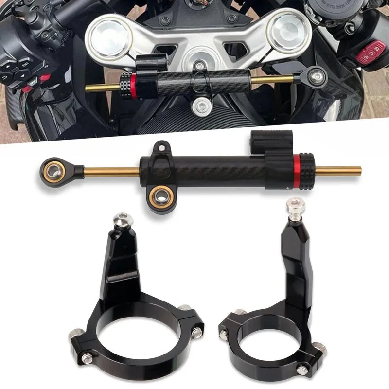 

Motorcycle Accessories CNC Adjustable Steering Damper Stabilizer Mounting For 450SR 450 SR 2022-2023