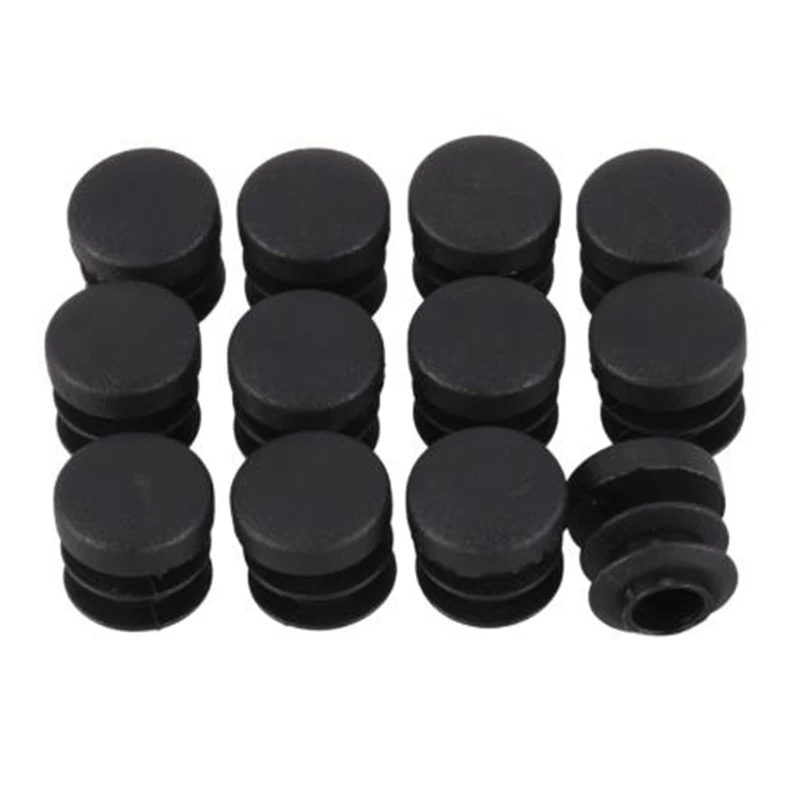 24Pack Chair Table Legs Plug 22Mm Diameter Round Plastic Cover Thread Inserted Tube To Protect The Floor And Bumps