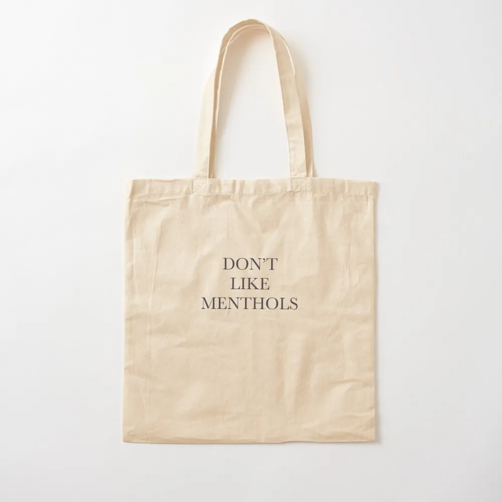 

don't like menthols matty healy Tote Bag Lady bags Beach bag shopper bags