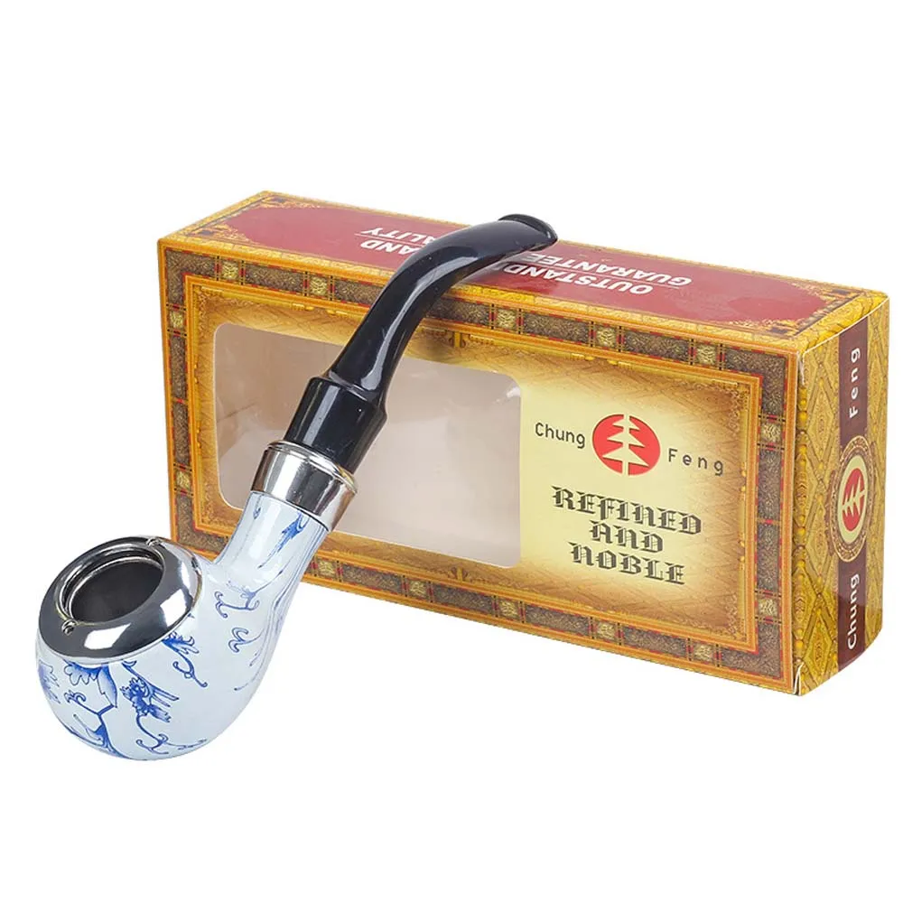 High Efficiency Reducing Tar Smoking Pipe Recyclable Healthy Cigarettes filter Microfilter detachable Washable Pipe Men Gifts