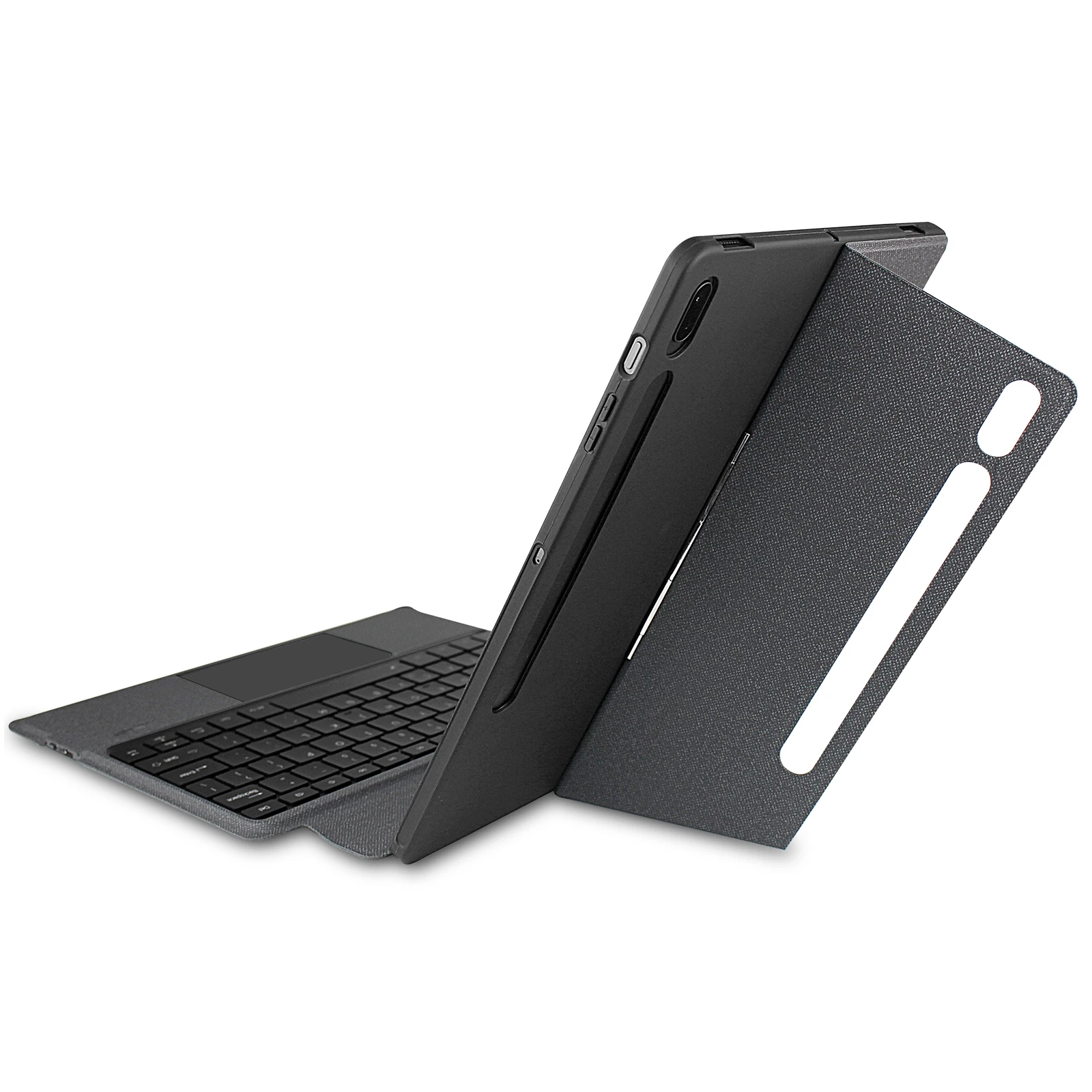 Wireless Keyboard Case for Samsung Galaxy Tab S9 Fe Plus/S9 Plus/S10+/S10FE+ 12.4 13.1 inch with Pen Slot 7 Color Backlight Keys - view 6