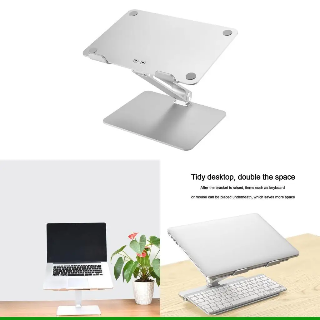 

U55C Aluminum Alloy Foldable Laptop Stand Cooling Holder Bracket for 7-17in Tablet