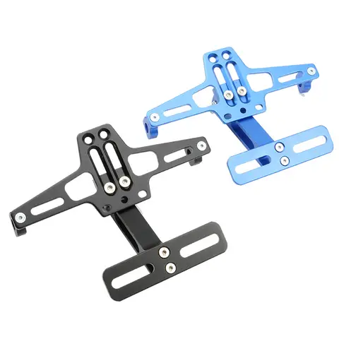 Universal Adjustable Motorcycle License Number Plate Bracket Rear Turn Signal Lamp Holder CNC Aluminum Fender Eliminator Kits