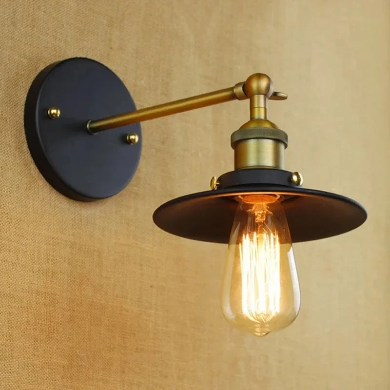 

Loft Industrial Wall Lights Loft Retro Sconce Stair Antique Lamp American Stytle Warehouse Bar Cafe Wall Light Deco Lighting