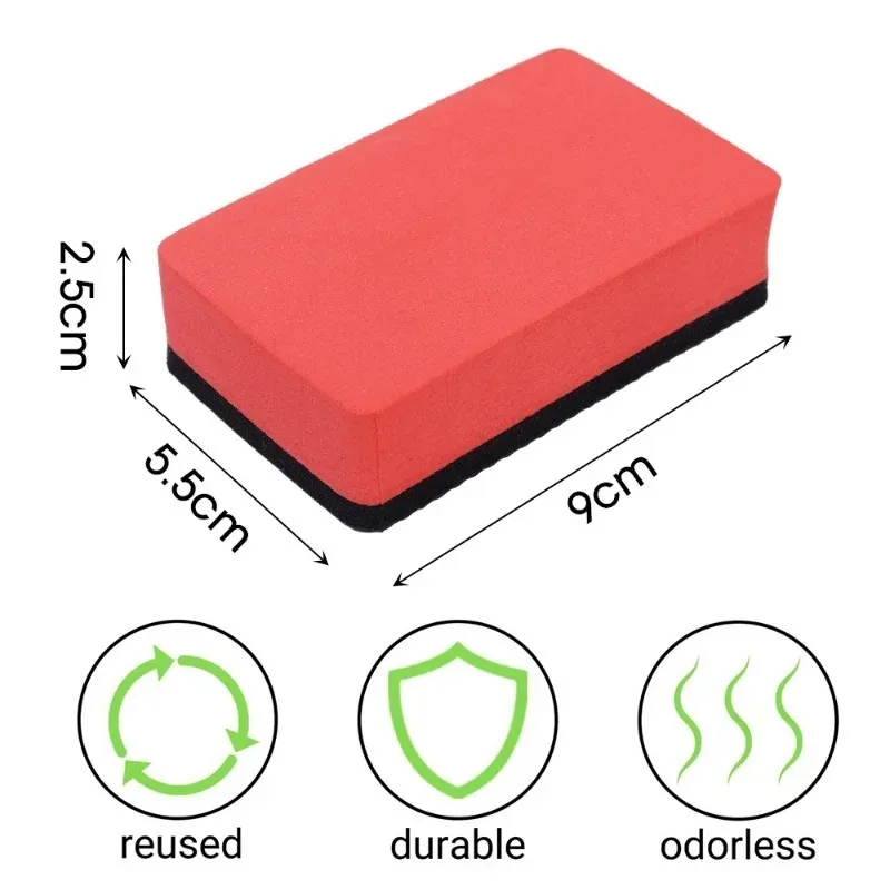 1-10Pcs Car Magic Clay Bar Pad Decontamination Sponge Block Cleaner Cleaning Tools Wax Polish Pad Nano Scrubing Sponge