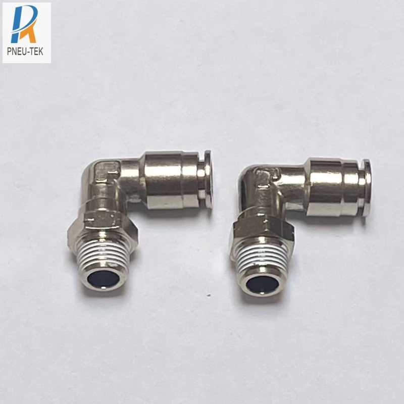 موصل سريع لهيكل القصب، موصل سريع مطلي بالنيكل النحاسي، تركيبات الدفع، تركيبات الأنابيب MPL1/4-NPT1/8