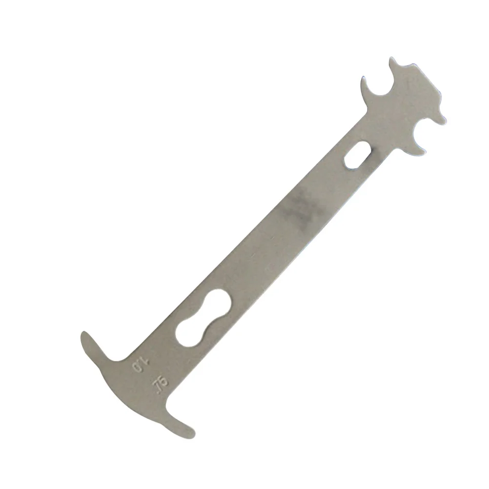 

Bike Chain Checker Chain Wear Indicator Tool Carbon Steel Measuring Tool Gauge Repair for Bike Road Bike (Silver)